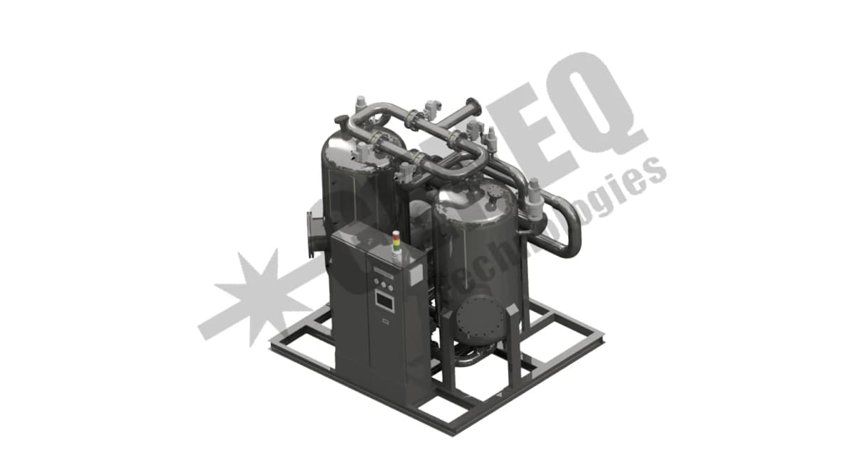 SPBH blower heater purge desiccant air dryer by GENEQ