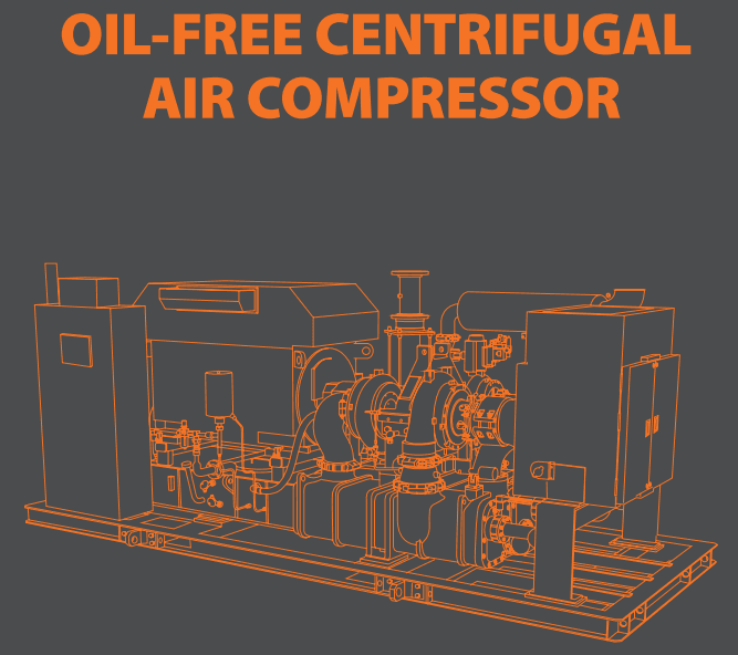 Hanwha turbo compressor supplied by GENEQ