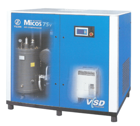 Inverter (VSD) screw air compressor supplied by GENEQ Energy Systems Division