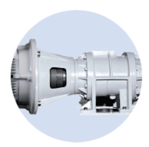 Direct-coupled motor and airend