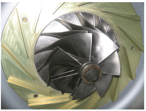 Turbo compressor overhaul in progress — GENEQ, Hanwha Power Systems AMC