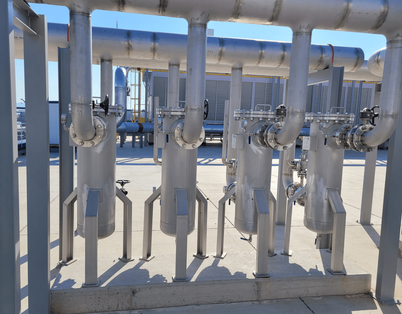 Air receiver tank for compressed air, built by GENEQ