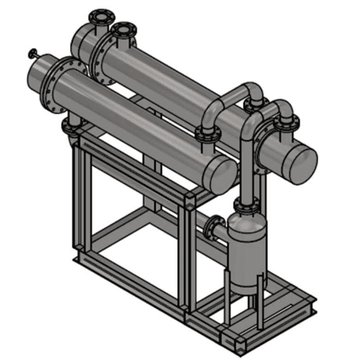 SP chilled water air cooler, compressed air pre-treatment equipment by GENEQ