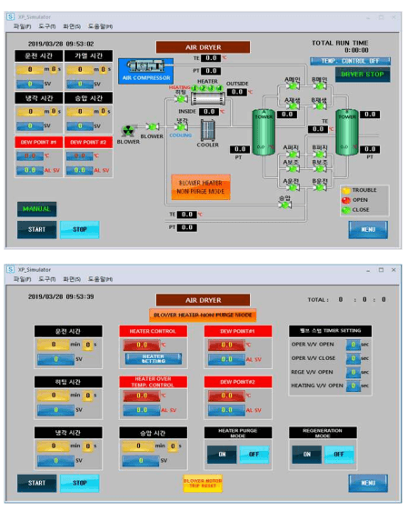 plc 및 hmi 맞춤화면