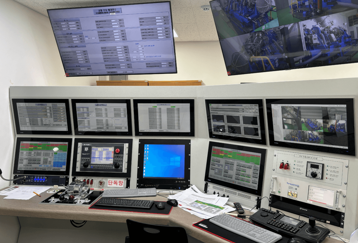 Control console desk