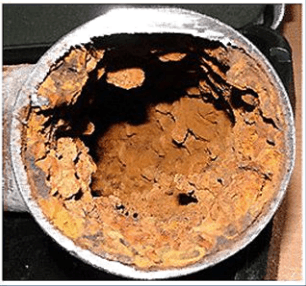 Examples of cooling tube fouling